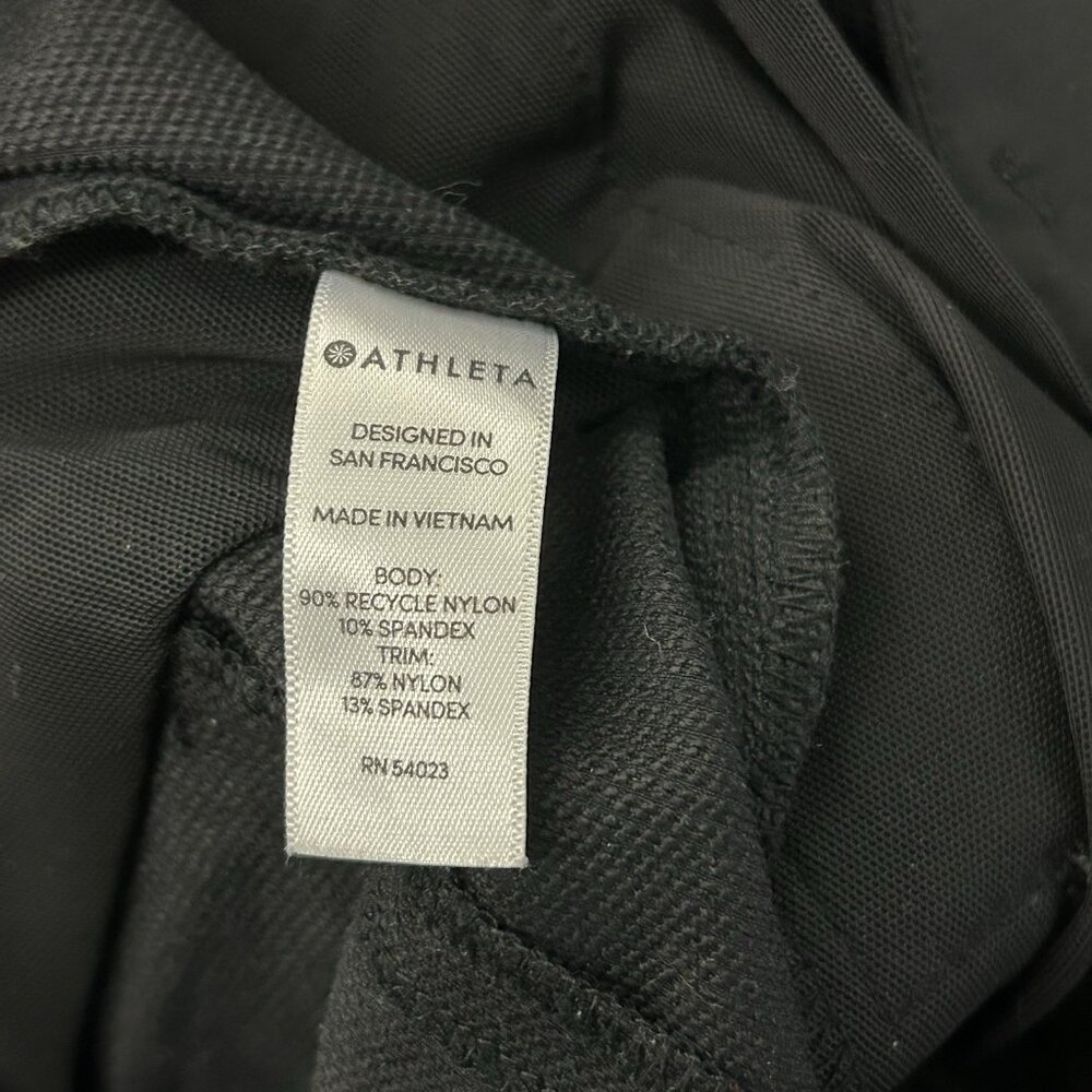 Athleta Wander Stash Skinny Pant Size 0  Black Nylon Hiking Outdoor Ankle Zipper - Picture 11 of 16